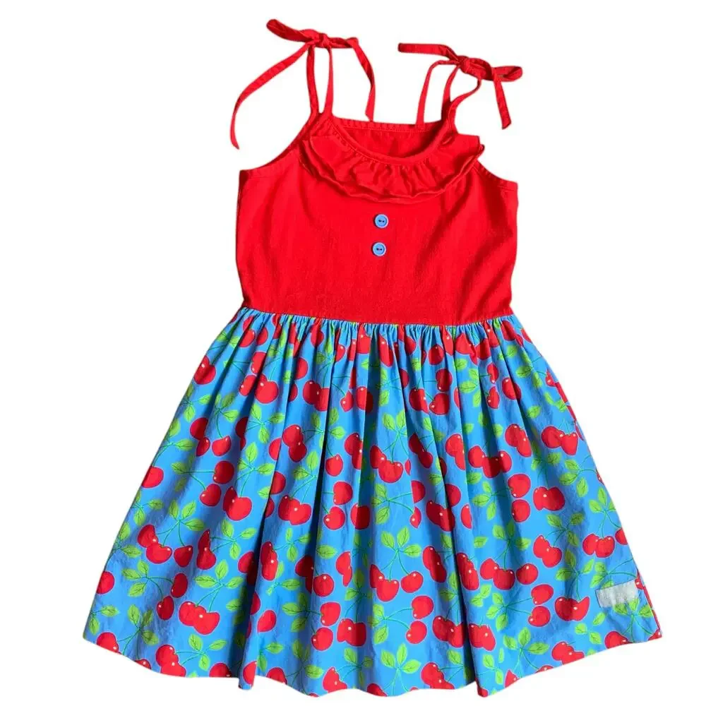Eleanor Rose Cherry Judy Dress 7/8 years